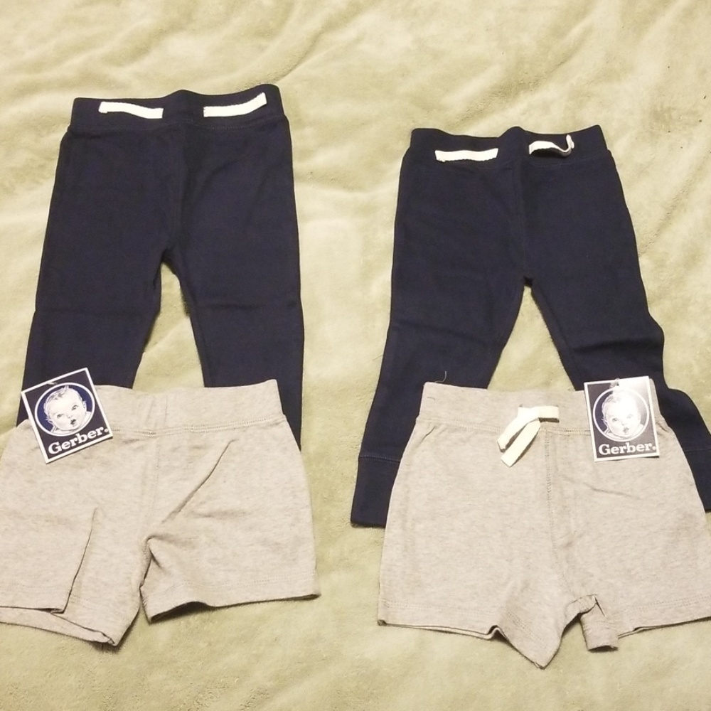 LOT OF GERBER Baby Boys' 2-Piece Pant and Short